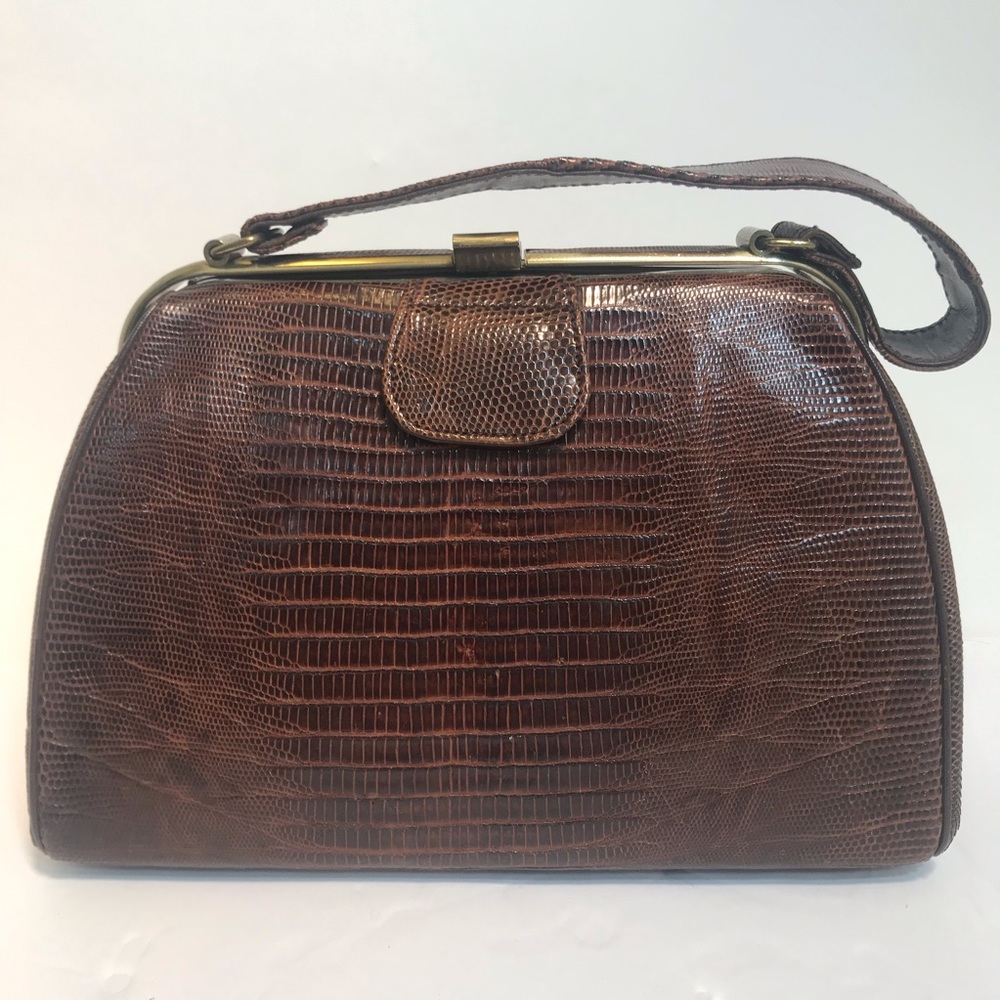 VINTAGE REPTILE PURSE ARTIST UNKNOWN